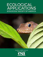 Our work is featured in the cover of Ecological Applications